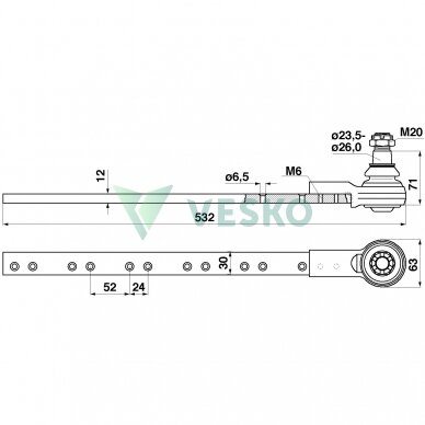 Dalgės Pakotė 670406 Claas 1