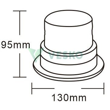 LED Švyturėlis Magnetinis 40SMD, 9-30V, R10, R65 1