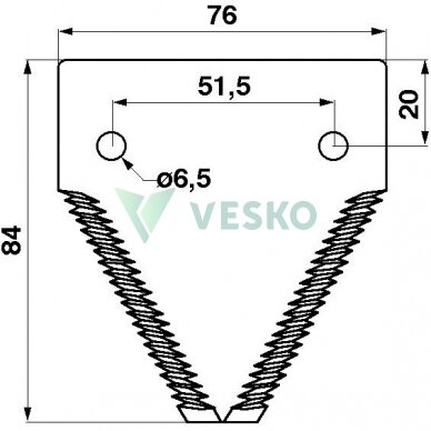 Peiliukas 611203 Rasspe 1