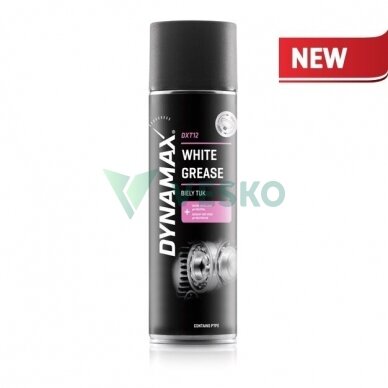 Purškiamas baltas tepalas DYNAMAX WHITE GREASER 500ml