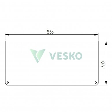 Stiklas Priekinis Apatinis Yanmar 172A5968810